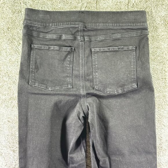 Spanx Denim High Waist Ankle Skinny Jeans Size M Black - Picture 11 of 11